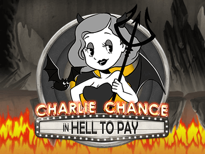 Charlie Chance in Hell to Pay Slot Logo