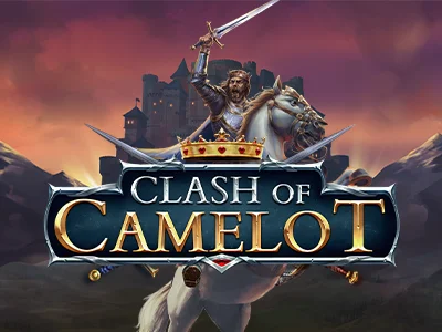 Clash of Camelot Slot Logo