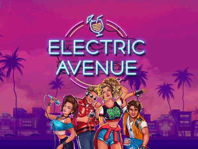 Electric Avenue Slot Logo