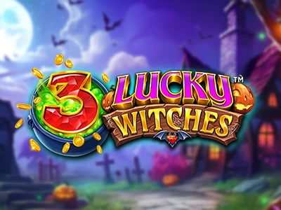 3 Lucky Witches Slot Logo