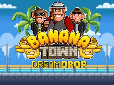 Banana Town Dream Drop Slot Logo