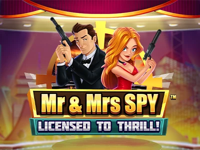 Mr & Mrs Spy Slot Logo