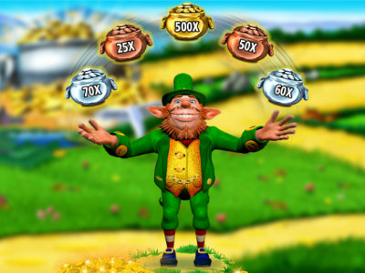 Rainbow Riches Cash Cluster - Pots of Gold bonus