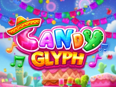 Candy Glyph Slot Logo