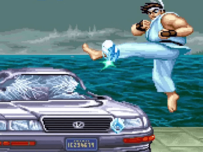 Street Fighter II: The World Warrior Slot - Car Smash Bonus Game 