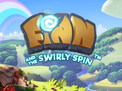 Finn and the Swirly Spin Slot Logo