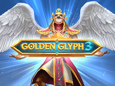 Golden Glyph 3 Slot Logo