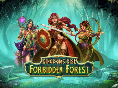 Kingdoms Rise: Forbidden Forest Slot Logo