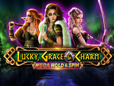Lucky, Grace and Charm Slot Logo