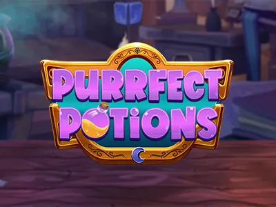 Purrfect Potions Slot Logo