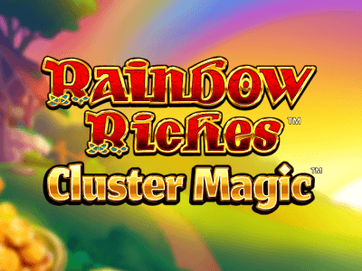 Rainbow Riches Cluster Magic Slot Logo