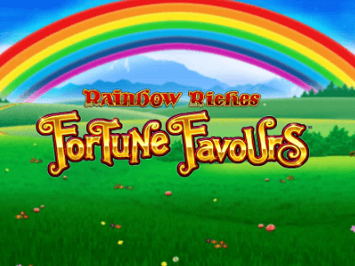 Rainbow Riches Fortune Favours Slot Logo