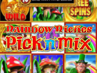 Rainbow Riches Pick 'n' Mix Slot Logo