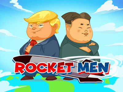 Rocket Men Slot Logo