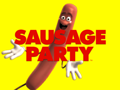 Sausage Party Slot Logo