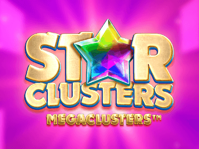 Star Clusters Megaclusters Slot Logo