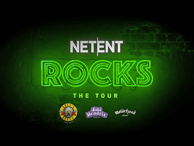 NetEnt Rocks Slot Series Logo