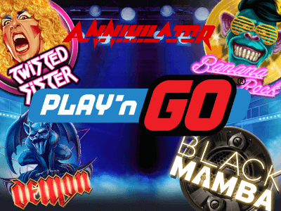 Play 'n GO Rock Series Slots Series Logo