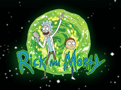 Rick and Morty Slot Series Logo