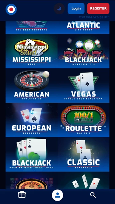 All British Casino's selection of classic slots