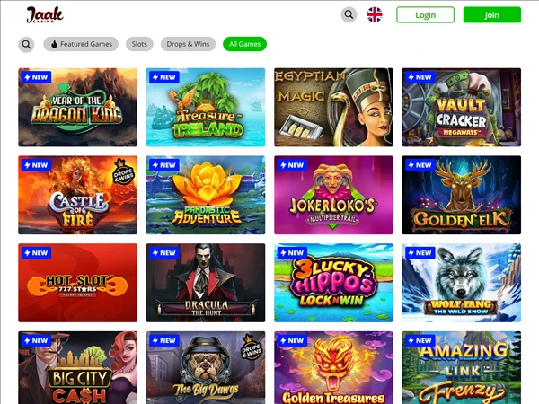 Jaak Casino's online slots