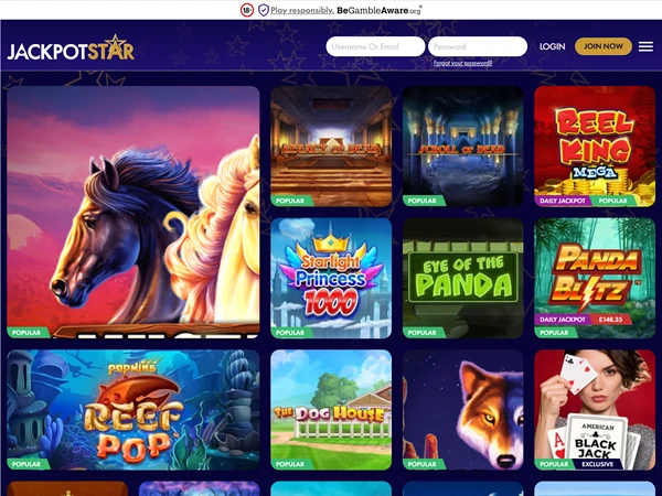 Jackpot Star's online slots