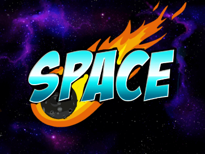 Space Themed Slots Logo