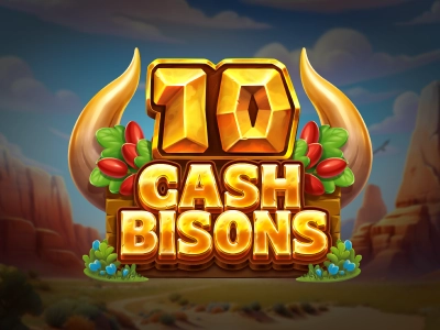 10 Cash Bisons Slot Logo