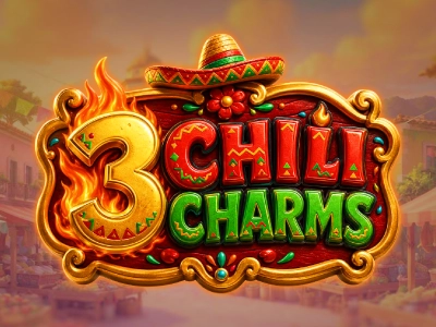 3 Chili Charms Slot Logo