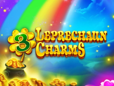 3 Leprechaun Charms Slot Logo