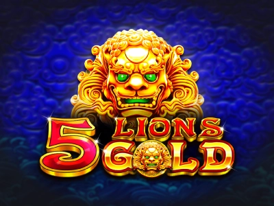 5 Lions Gold Slot Logo