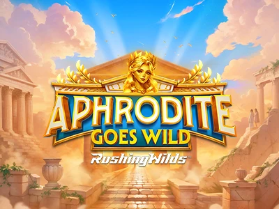 Aphrodite Goes Wild: RushingWilds Slot Logo