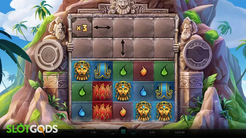 A screenshot of Atlantis Crush slot gameplay