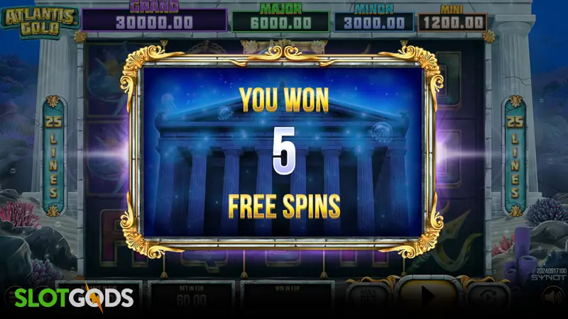 slot feature screenshot