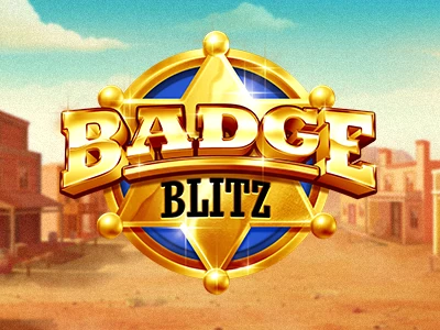 Badge Blitz Slot Logo