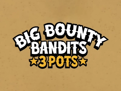 Big Bounty Bandits 3 Pots Slot Logo