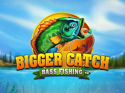 Bigger Catch Bass Fishing Slot Logo