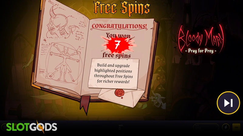 slot feature screenshot