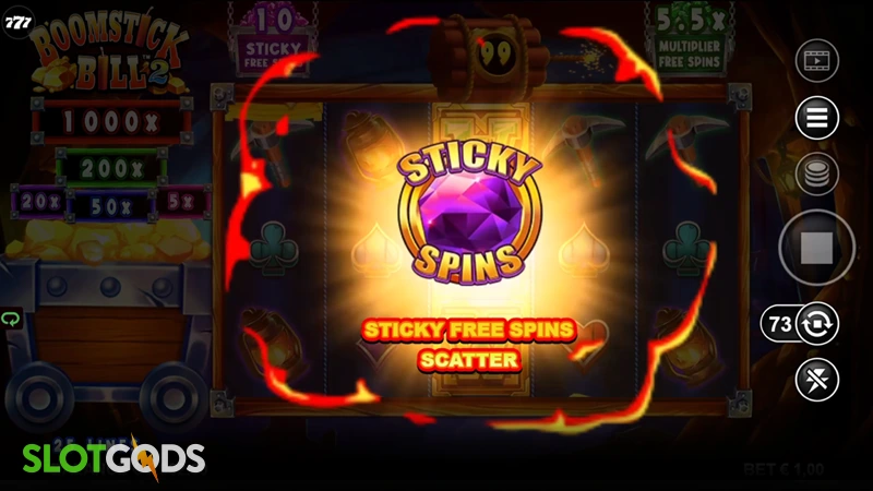 slot feature screenshot