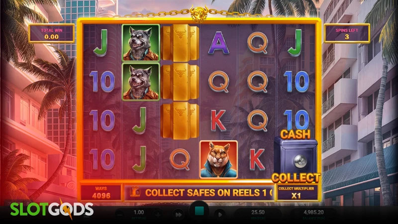 A screenshot of Buffalo Blow slot free spins gameplay