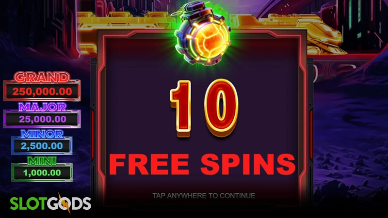 slot feature screenshot