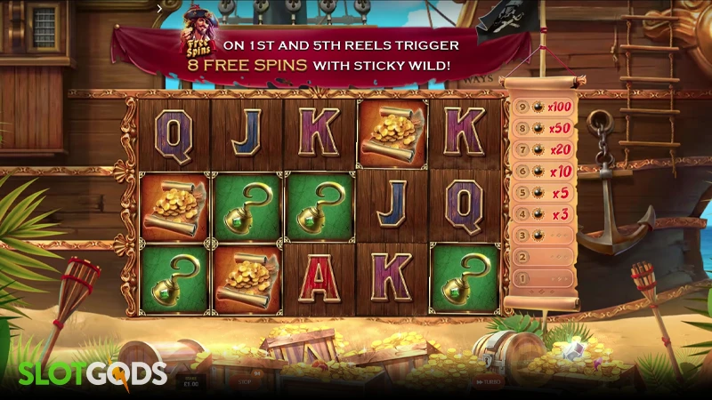 A screenshot of Cannonball Cash Slot gameplay