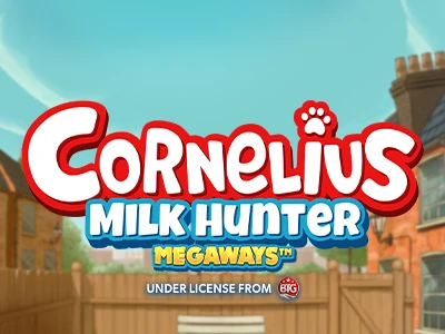 Cornelius Milk Hunter Megaways Slot Logo