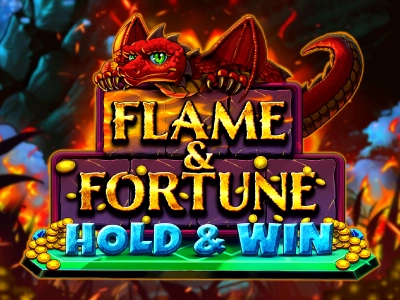 Flame & Fortune: Hold & Win Slot Logo