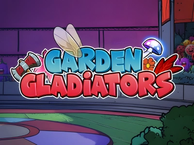 Garden Gladiators Slot Logo