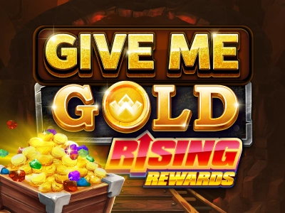 Give Me Gold Rising Rewards Slot Logo