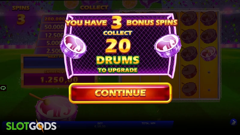 slot feature screenshot