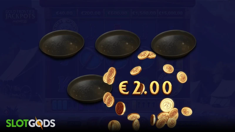 A screenshot of the pick and click feature in Gold Frontier Jackpots slot