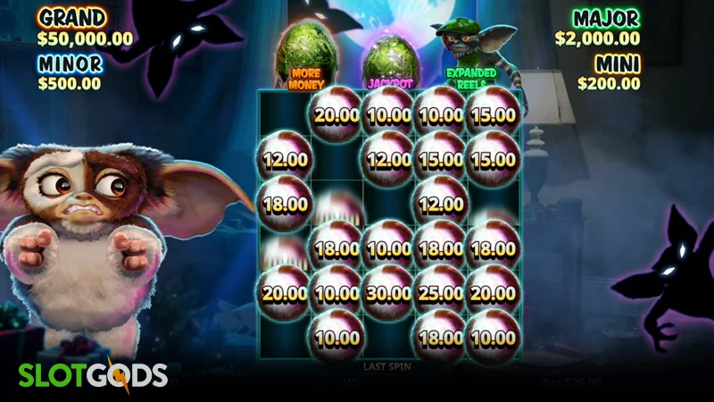 slot feature screenshot