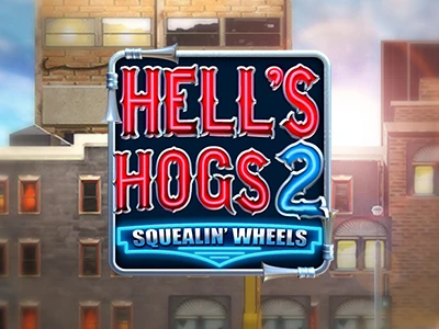 Hell's Hogs 2 Squealin’ Wheels Slot Logo
